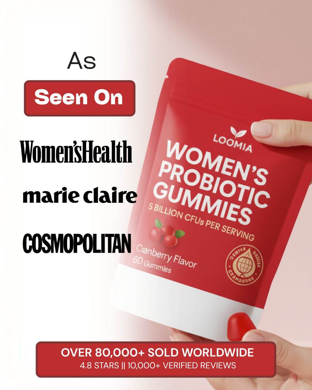 LOOMIA® Cranberry Probiotic Gummies